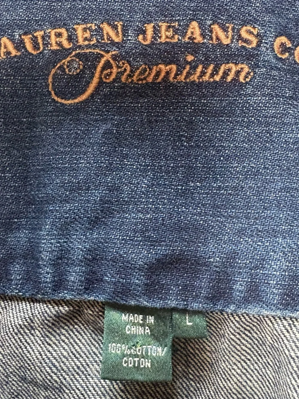 Ralph Lauren Blue Denim Jean Jacket - Picture 3 of 3